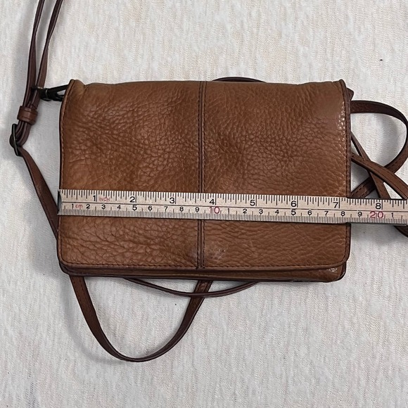 Crossbody Duluth Trading Co Leather Crossbody Wallet Purse Organizer Brown 9\